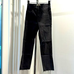 Madewell faded black Stovepipe SZ 25 jeans.